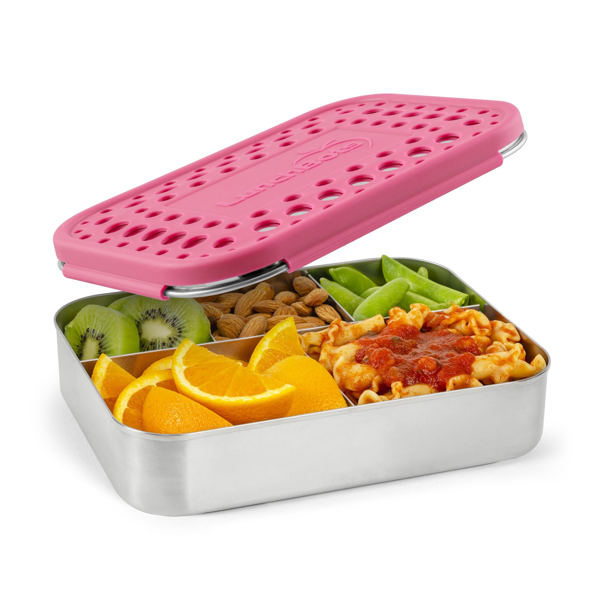 LunchBots LB-CINCOB-PINK-DOTS Plastic Food Container - 1 Piece, Multicolour
