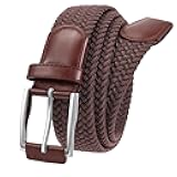 Braided Stretch Belt Mens Gift Elastic Woven Belt for Golf Casual Pants Shirts Jeans