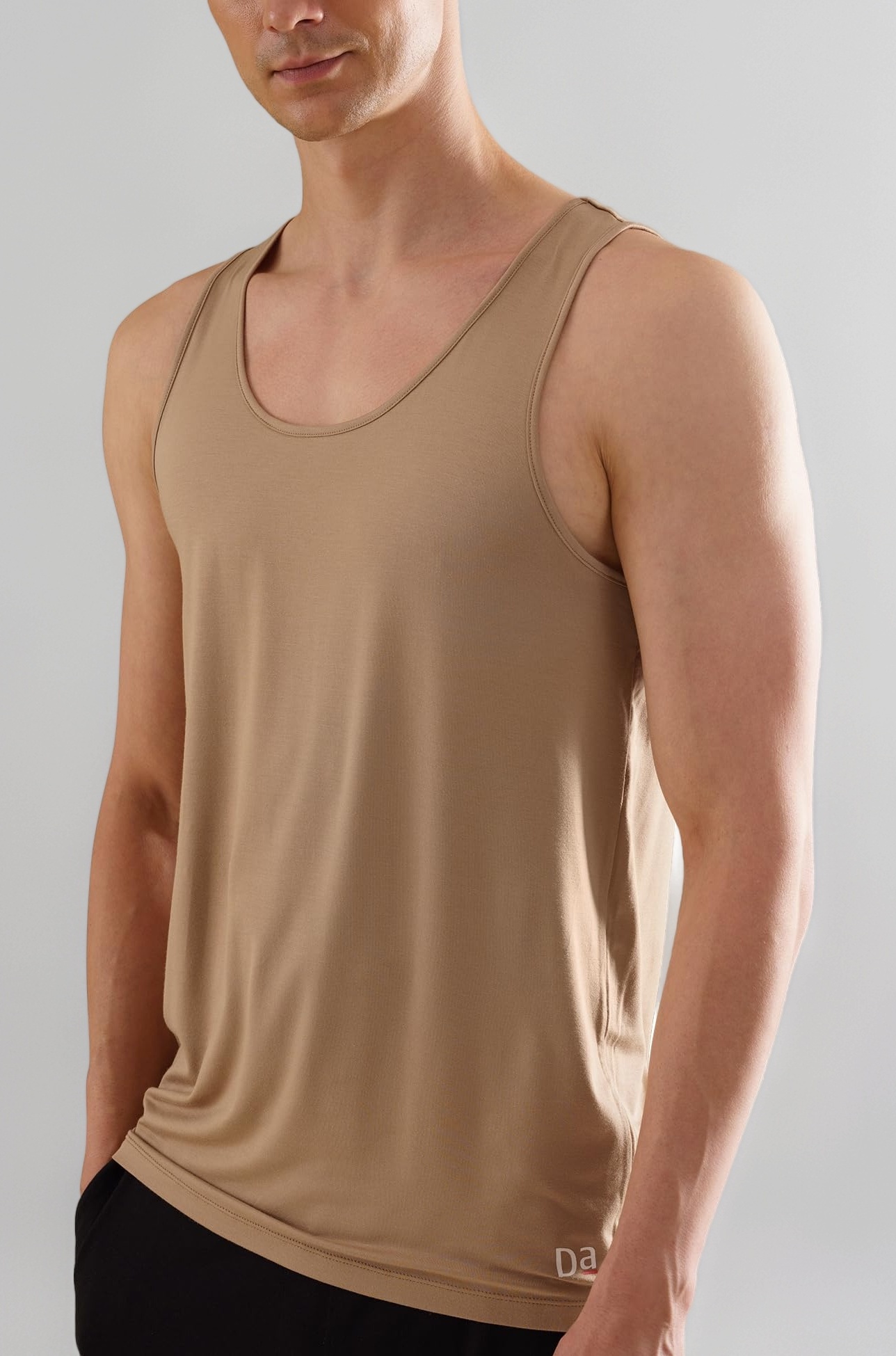 Neo-Skin Round Neck Vest, Anti-Bacterial, Thermoregulating, Bamboo Spandex Shape Retaining Baniyan for Man, Soft and Sustainable Inner for Men