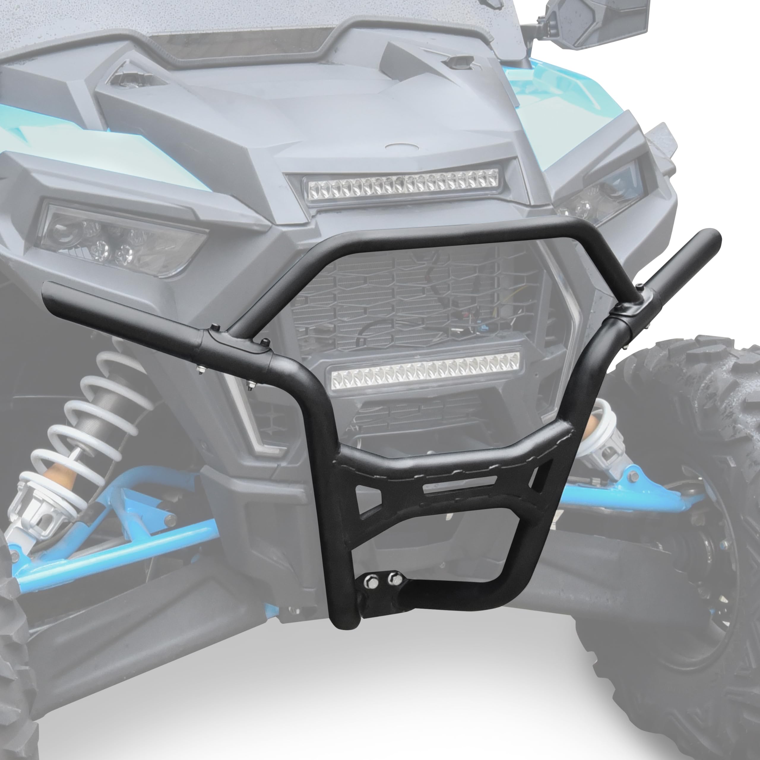 SAUTVS Front Low Profile Bumper Heavy Duty Brush Guard for Polaris