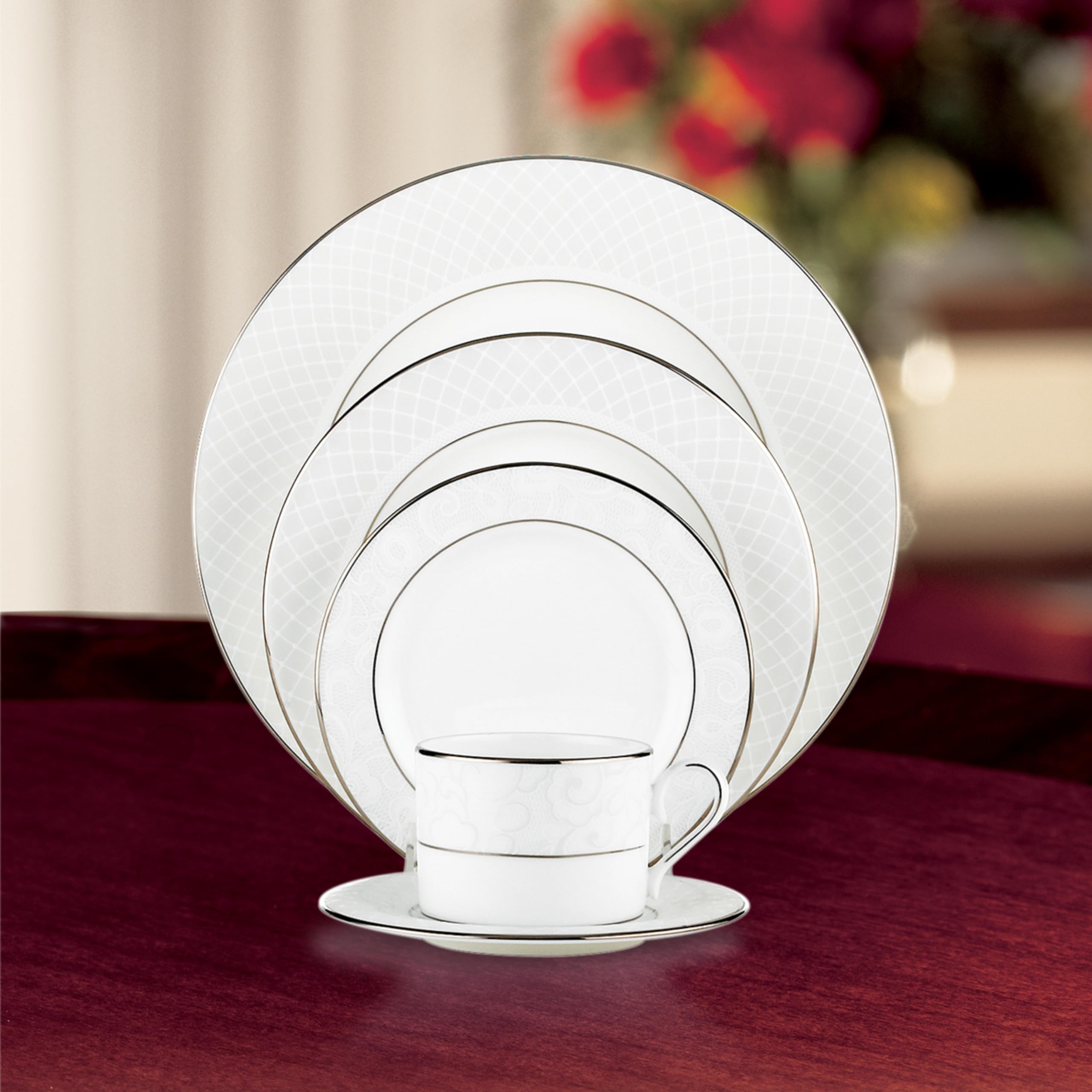 Amazon.com: Lenox Venetian Lace 5 Piece Place Setting, 5-Piece