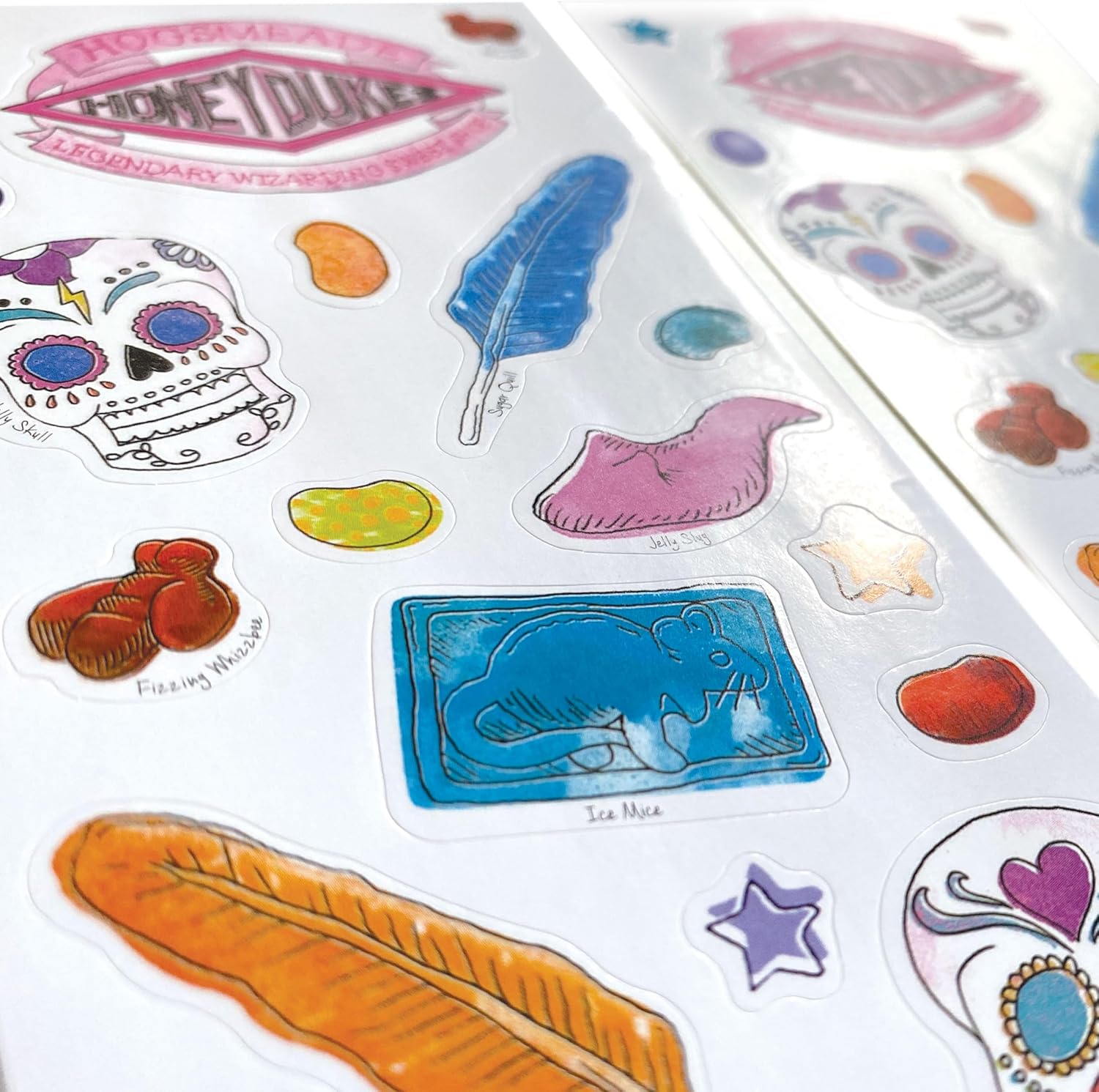 Playhouse Harry Potter Berry Scented Scratch & Sniff Sticker Sheets - Honeydukes Sweet Shop.