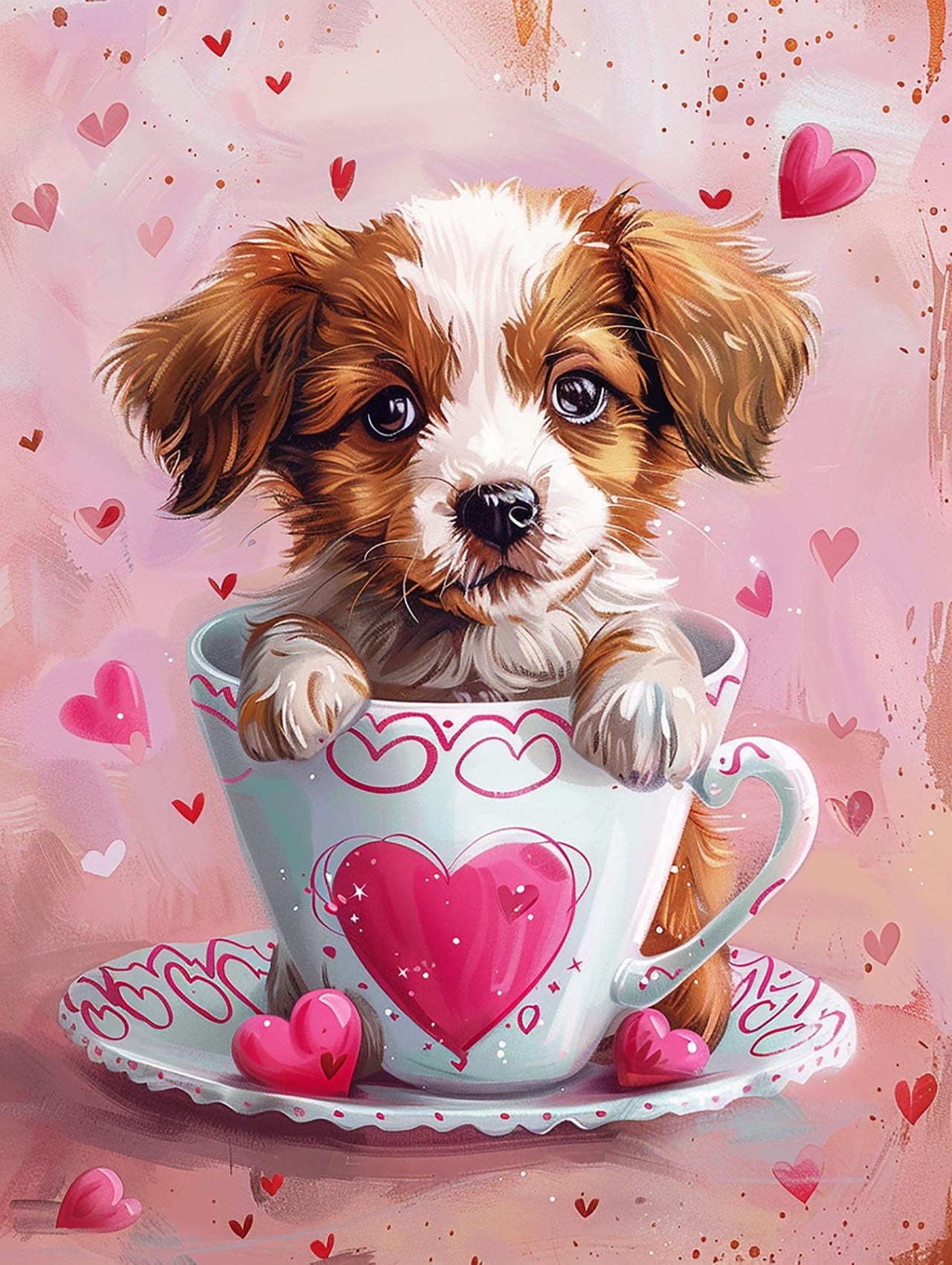 Reofrey DIY Ane Diamond Painting Accessoires, Animaux 5D