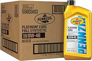 Amazon.com: Pennzoil Platinum Euro Full Synthetic 0W-40