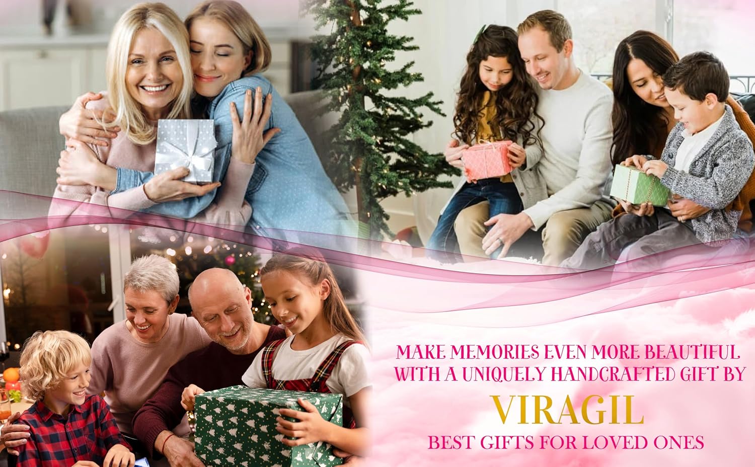 VIRAGIL To My Daughter Necklace From Dad, Heartfelt Jewelry With Message Card, Birthday Present, Christmas Keepsake, Graduation Gift Idea From Loving Parents