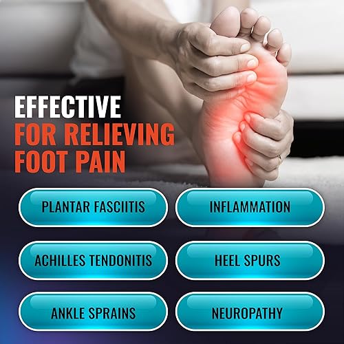 Miniatura 4 de Medias de compresión para fascitis plantar, alivio de tendinitis aquílea, manga de tobillo para espolones calcáneo, pies hinchados y fatigados,