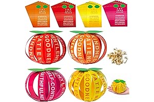 AgincBerry Bible Fruit Craft Kits Make Fun DIY Fruitage of the Spirit for Thanksgiving