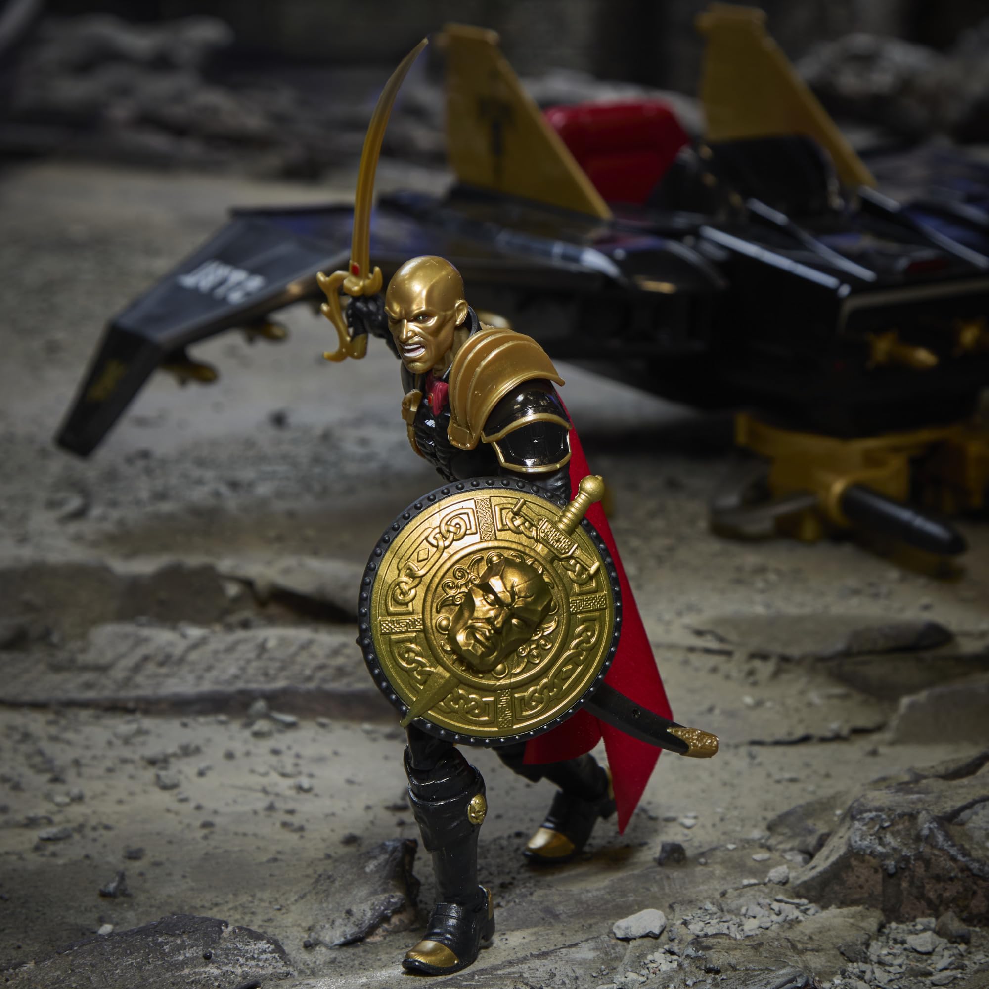 Destro i pojazd Despoiler oddziału Iron Grenadiers z kolekcji G.I. Joe Classified Series, nr 203, zestaw z 15-centymetrową figurką kolekcjonerską i modelem pojazdu