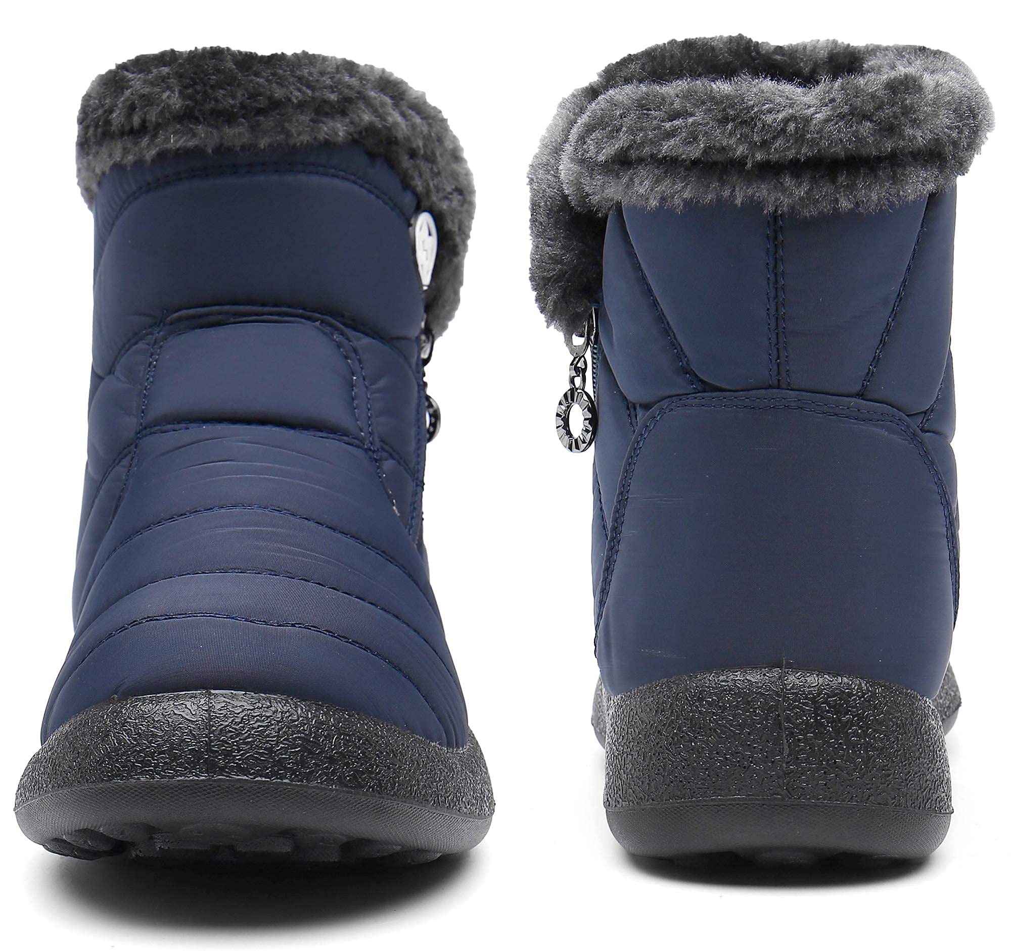 Gaatpot Stivali Donna Stivaletti Invernali Stivali da Neve Caldo Peluche Scarpe Impermeabili 36-43