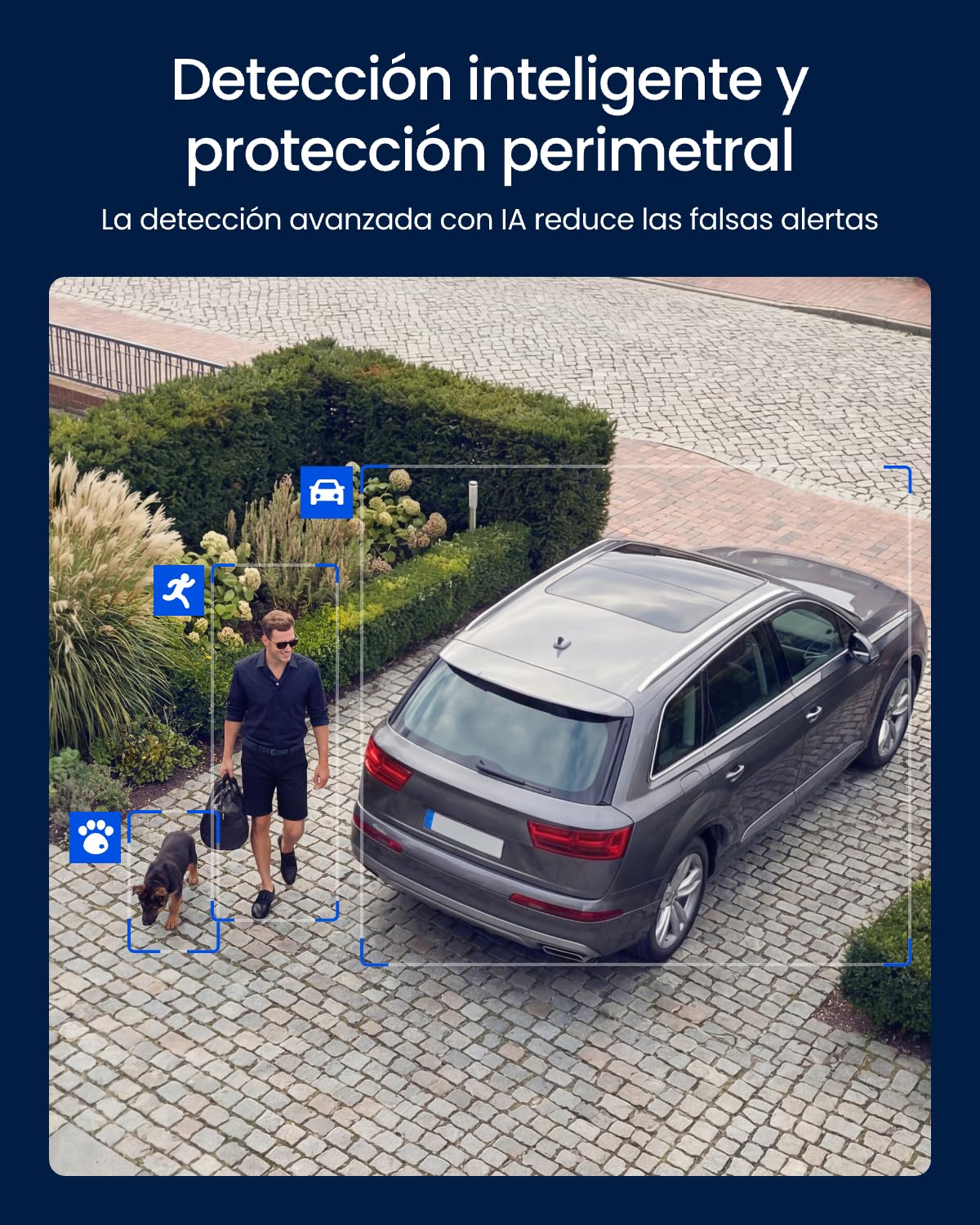 Reolink Cámara de seguridad PoE para exteriores de triple lente, panorámica PT de 10 MP + 8 MP, con seguimiento automático SyncTrack, visión nocturna en color e infrarroja, grabación 24/7, OMVI 3i PoE