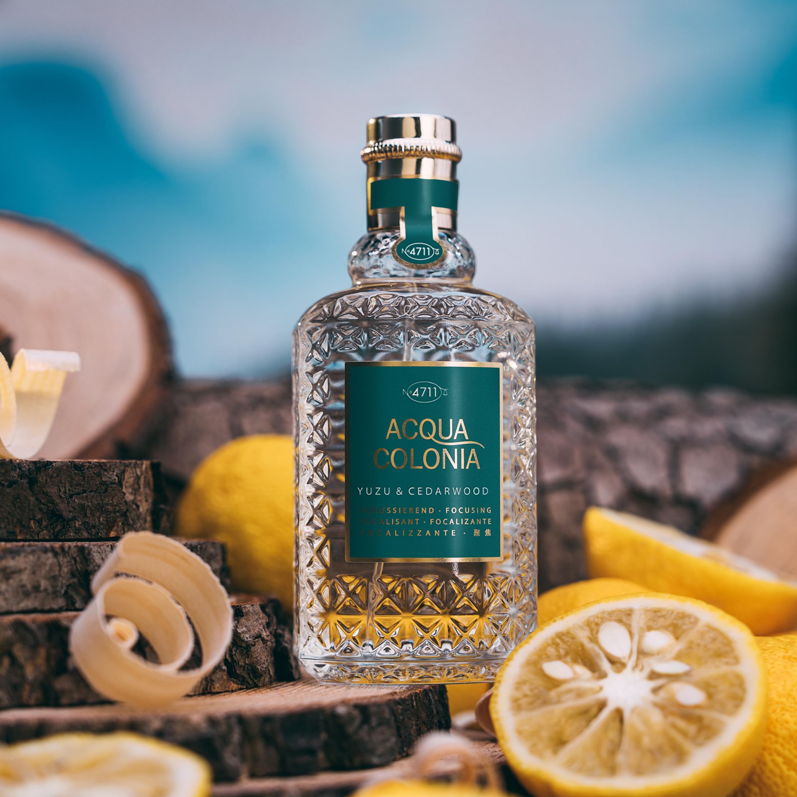 4711 Acqua Colonia® Yuzu & Cedarwood | Eau de Cologne - focalizzante - Benessere per i sensi | 100 ml Natural Spray