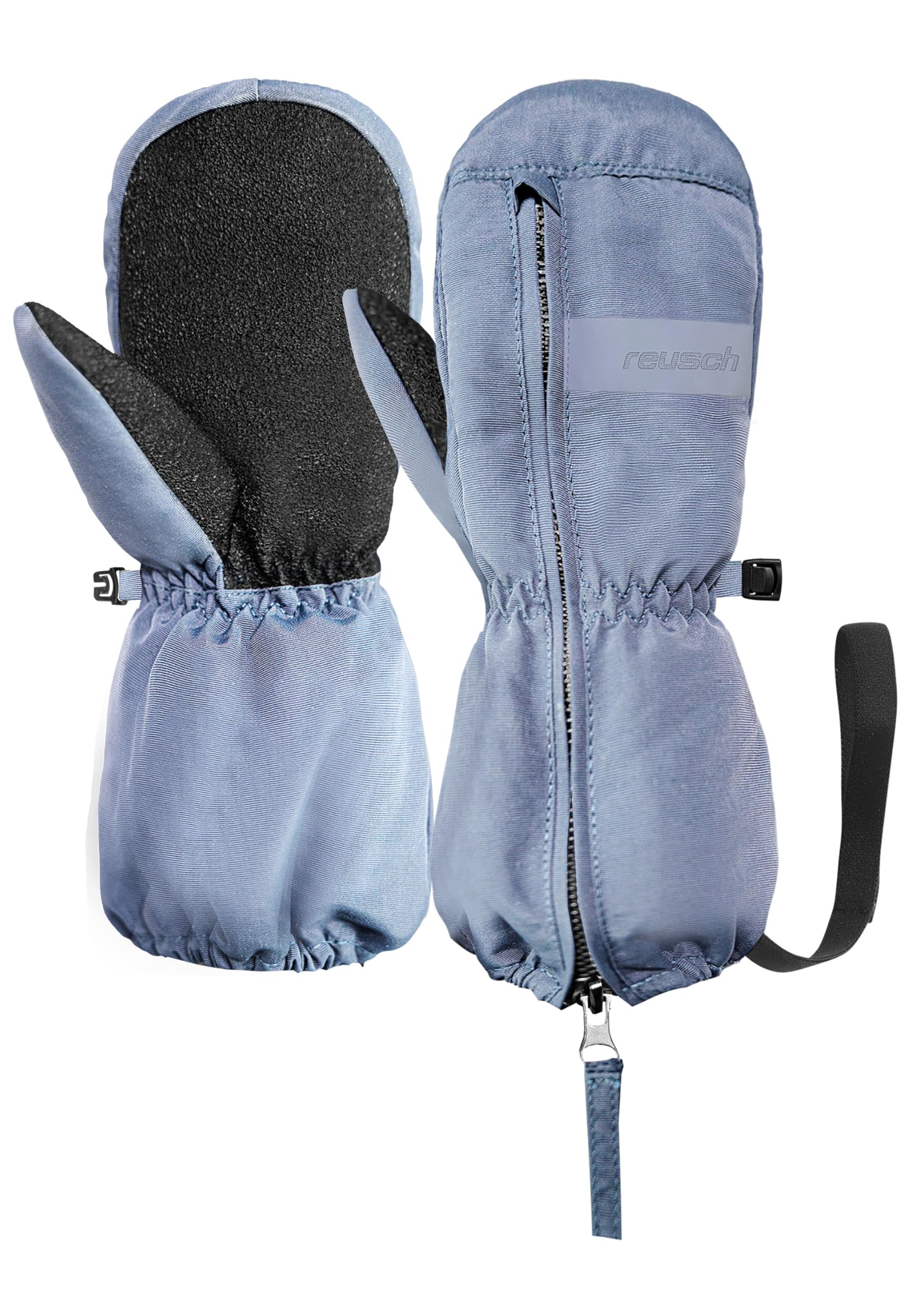 Reusch Moritz Mitten warme, Winddichte und atmungsaktive Fäustlinge Fausthandschuhe Winterhandschuhe für Babys Kleinkinder Mädchen und Jungen mit praktischem Reißverschluss