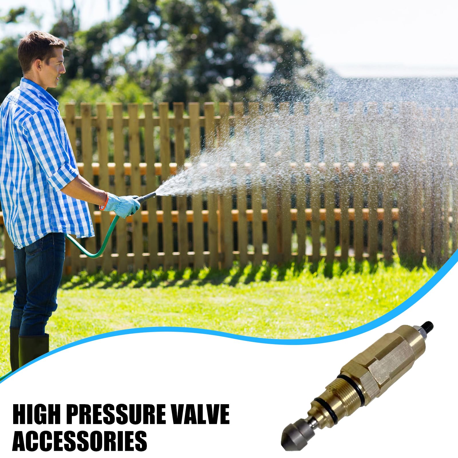 Válvulas reguladoras de lavado a presión, válvulas de descarga de graves para lavadora de alta presión RMV/RMW RMV2.5G30 RMW2.2G, fácil de usar