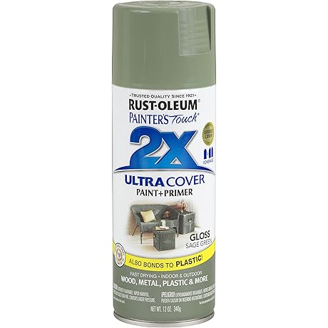 Rust-Oleum Sage Spray Paint: Transform Surfaces with Rich, Earthy Elegance