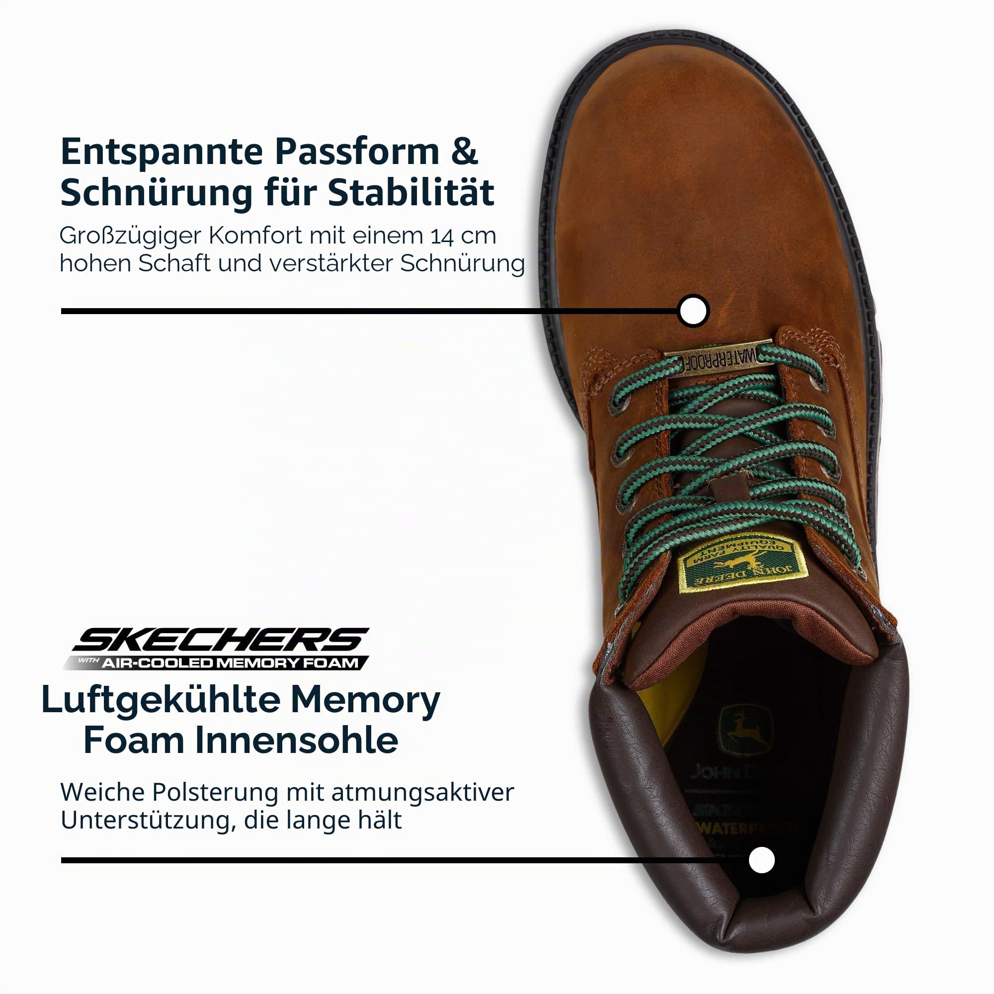 Skechers Herren Sergeants DozerStiefelette