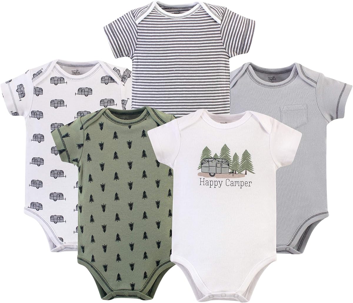 Touched by Nature Body unisex de algodón orgánico para bebé