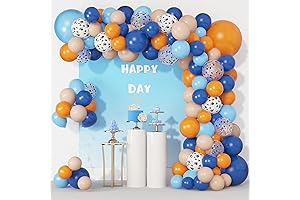 121Pcs Blue Birthday Party Supplies Balloons Garland Kit