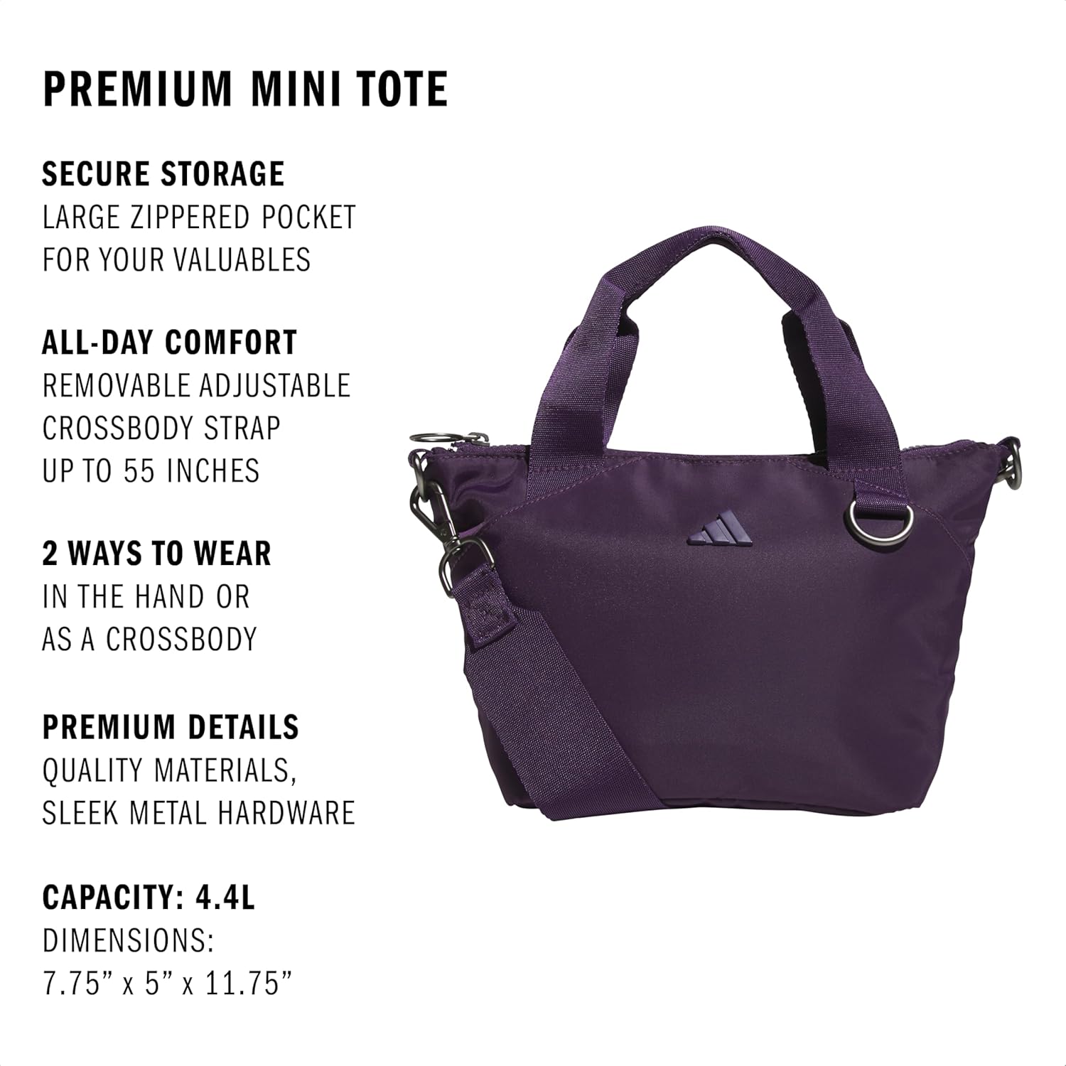 adidas Small Tote Mini Bag for Women and Men - Image 3