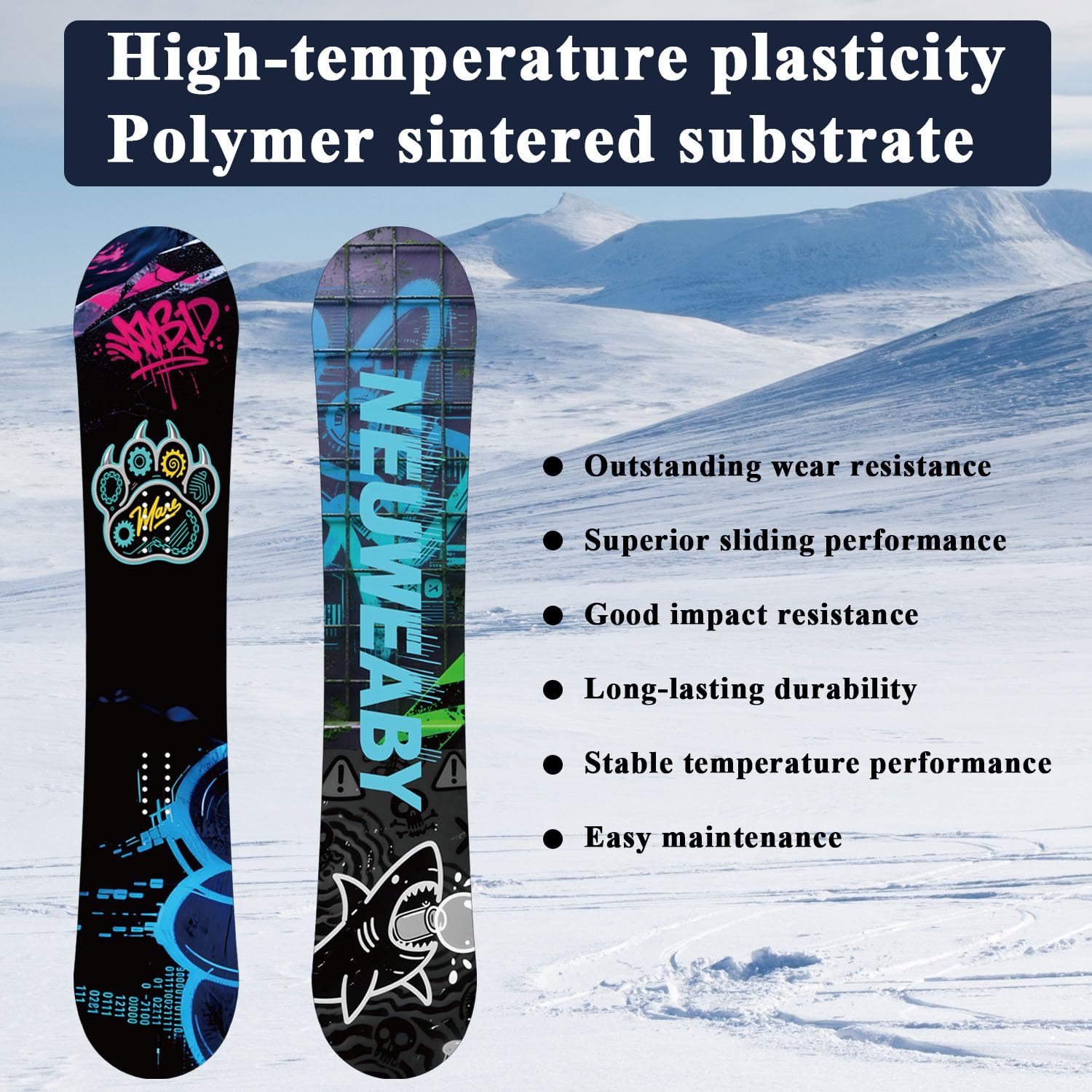Snowboard All Mountain da donna - Stampa cielo stellato Directional Twin Cam-Out Camber per snowboarder principianti e avanzati