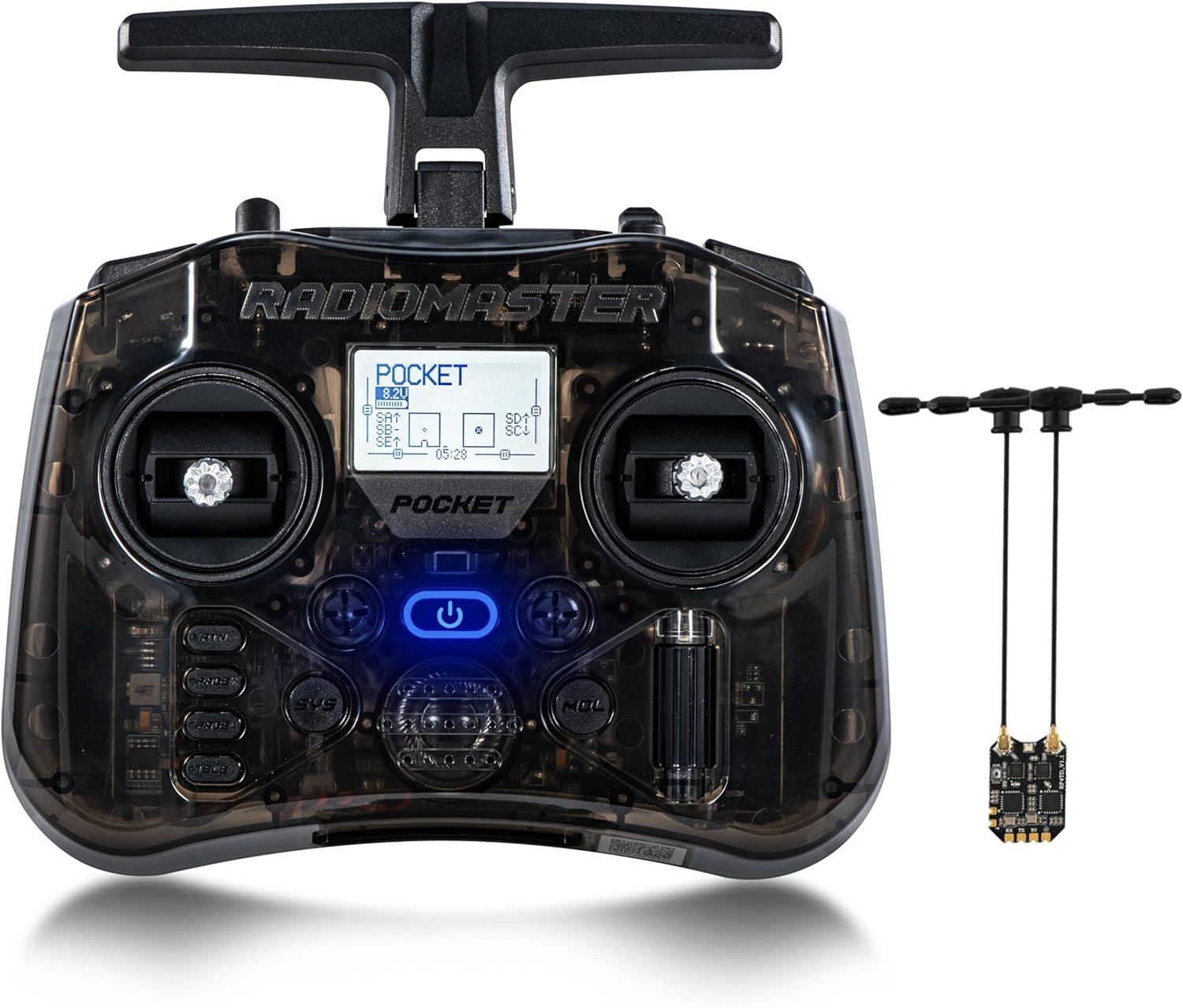 RadioMaster Pocket Draagbare Afstandsbediening Hall Gimbal EdgeTX