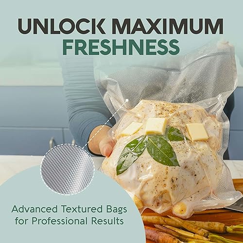 Miniatura 2 de Avid Armor Bolsas selladoras al vacío, bolsas de sellado al vacío para almacenamiento de alimentos, congelación y cocción al vacío, bolsas