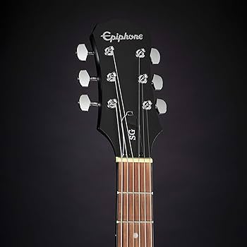 Amazon.com: Epiphone SG Special Satin E1 Vintage Worn, Ebony