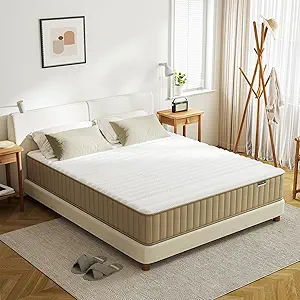 Full Mattress Firm, PurrJoys10 Inch Full Size Mattress in a Box,Hybrid Memory Foam Double Mattress with Individual Pocket Spring for Motion Isolation & Pressure Relief, CertiPUR-US