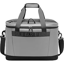 Insulated Cooler Bag 48 Can Large Collapsible Cooler 30L Leakproof Soft Cooler Bags for Men Women, Waterproof Portable Soft Ice Chest for Beach, Camping, Picnic, Travel