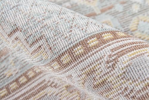 Miniatura 19 de Momeni Isabella Traditional Geometric Flat Weave Area Rug, 4 ft 0 in x 6 ft 0 in, Pink