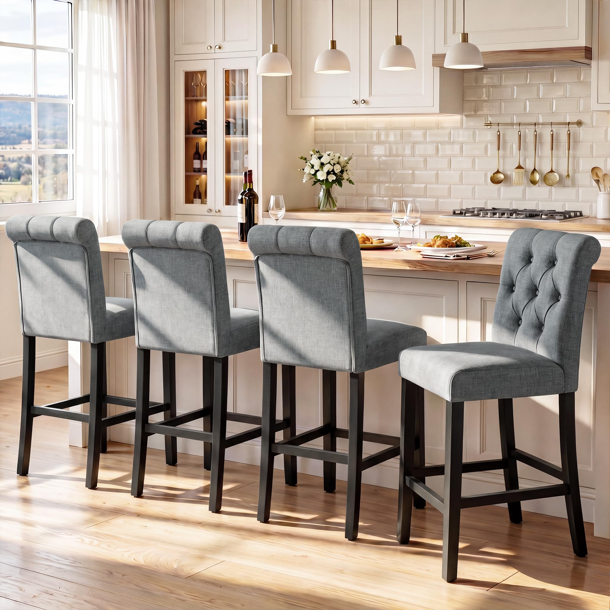 LSSPAID Bar Stools Set of 4