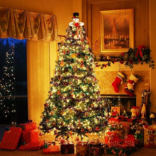 Miniatura 6 de TOYMYTOY Decoración para árbol de Navidad, muñeco de nieve para invierno, fiesta del país de las maravillas, Acción de Gracias, Año Nuevo,