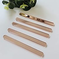 Vista 10 de 20 palitos acrílicos para helado de helado y manzana, color negro