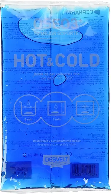 Bolsa de Gel Frío-Calor Dderma 52419, 140x240 mm - Alivio del Dolor Muscular