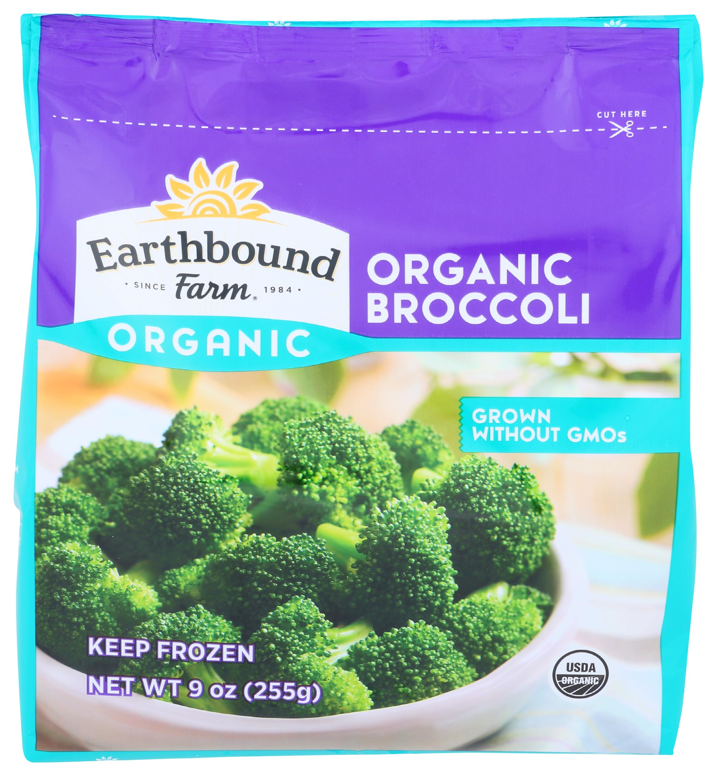 WHITEWAVE FOODS Earthbound Farm Organic Broccoli, 5.25 oz (frozen)