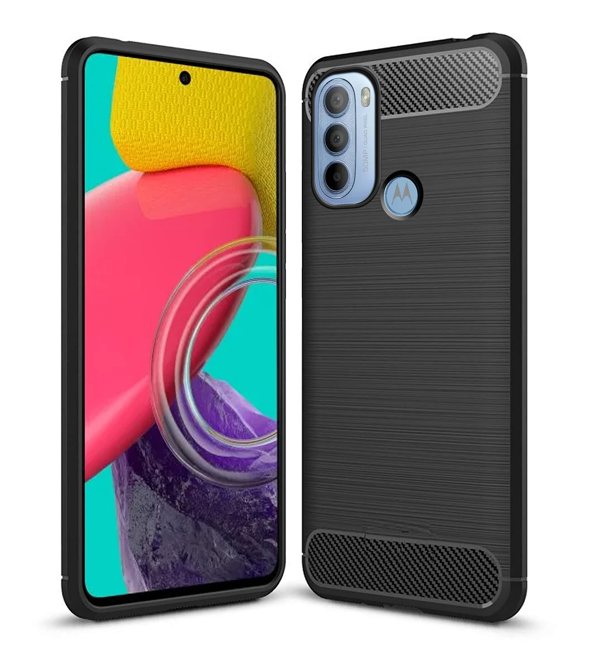 Amazon Brand- Solimo Pouch for Motorola Moto G31 (Rubber_Black) (B09TGYSBD7) Amazon Price History, Amazon Price Tracker