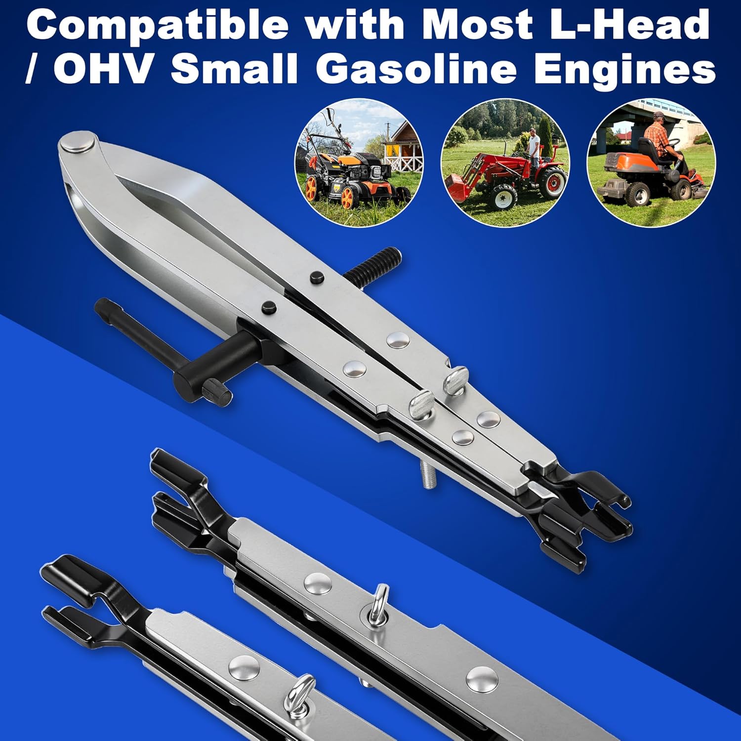 19063 Valve Spring Compressor, Compatible Replacement Tool for Briggs and Stratton Small Engines, Fits 750-174