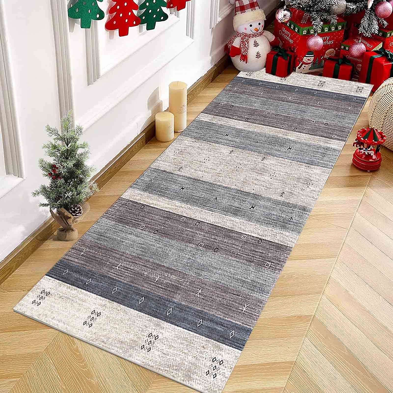 Tapis de cuisine lavable en machine pour protéger le sol des projections d'eau