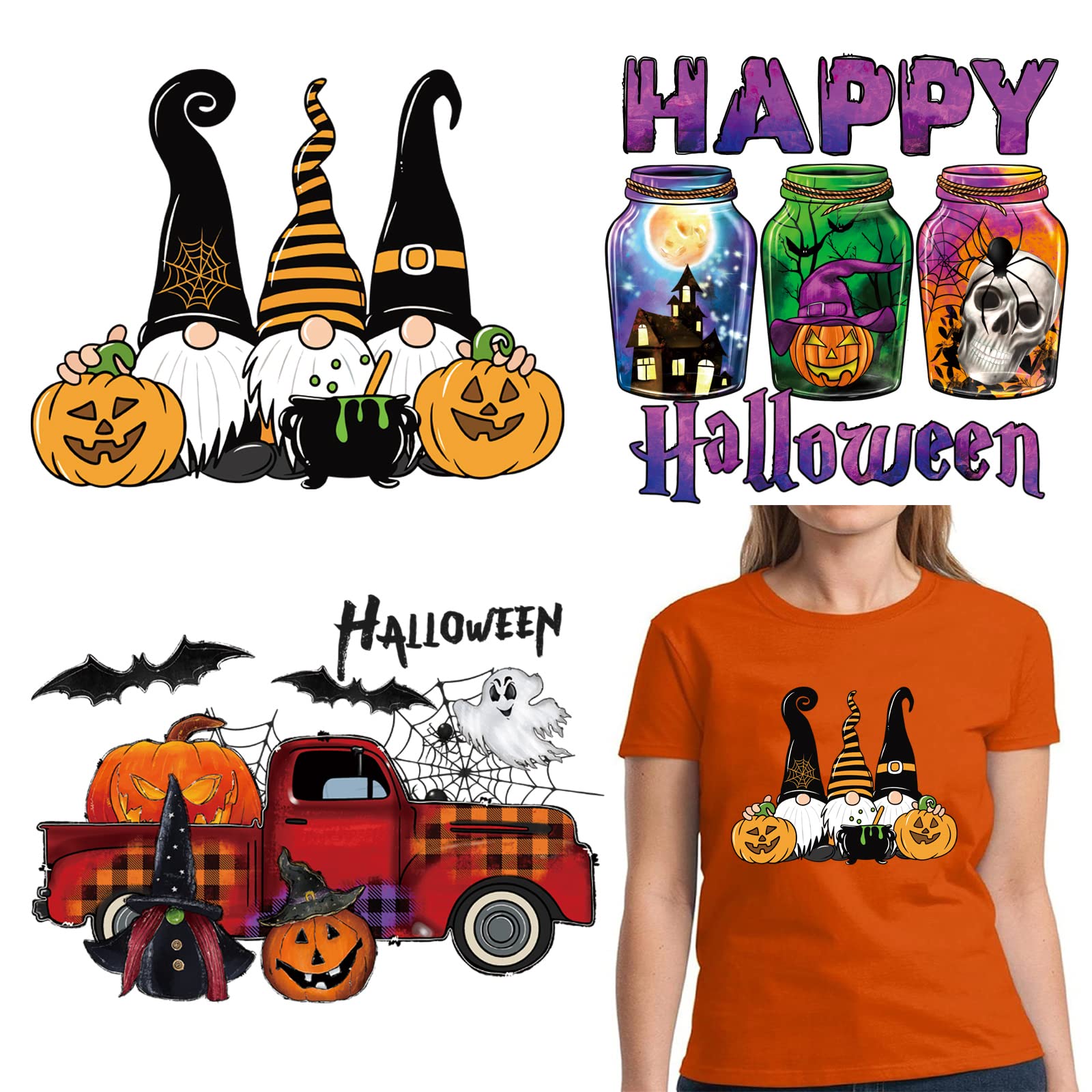 halloween iron on transfers for shirts