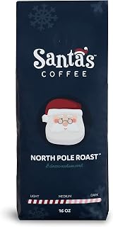 Santa's Coffee: North Pole Roast, Medium Roast, Whole Bean Coffee