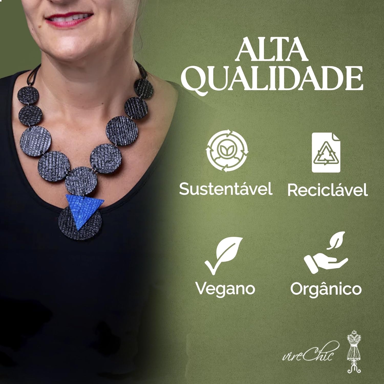 Colar Feminino Magia na Floresta – Feito à Mão de Fibra de Banana – VEGANO e Sustentável, Bijuteria Feminina Eco-Friendly em promoção! Veja a oferta e mais achadinhos de Bijuterias 5 Hoje é o melhor dia para comprar Colar Feminino Magia na Floresta – Feito à Mão de Fibra de Banana – VEGANO e Sustentável, Bijuteria Feminina Eco-Friendly com aquele preço maroto! Promoção! Aproveite a oferta! 5