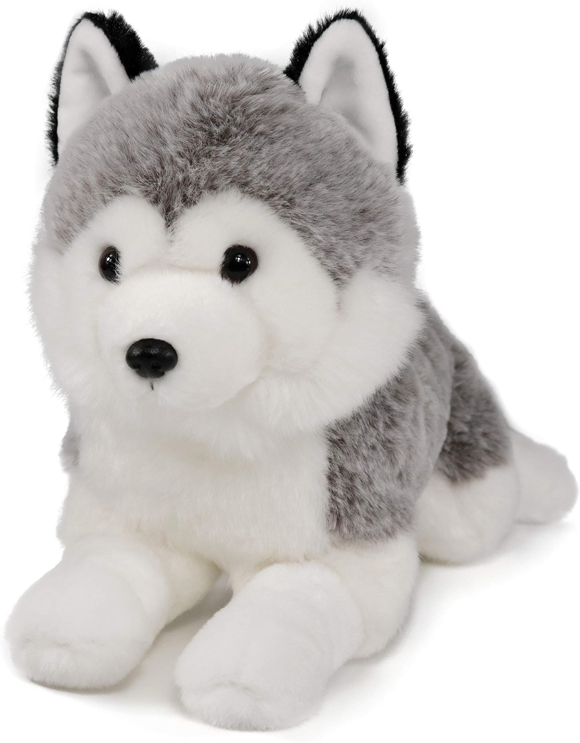 Ice King Bear Lifelike Siberian Husky Stuffed Animal - Plush Toy - 13 Inches Length (Original)