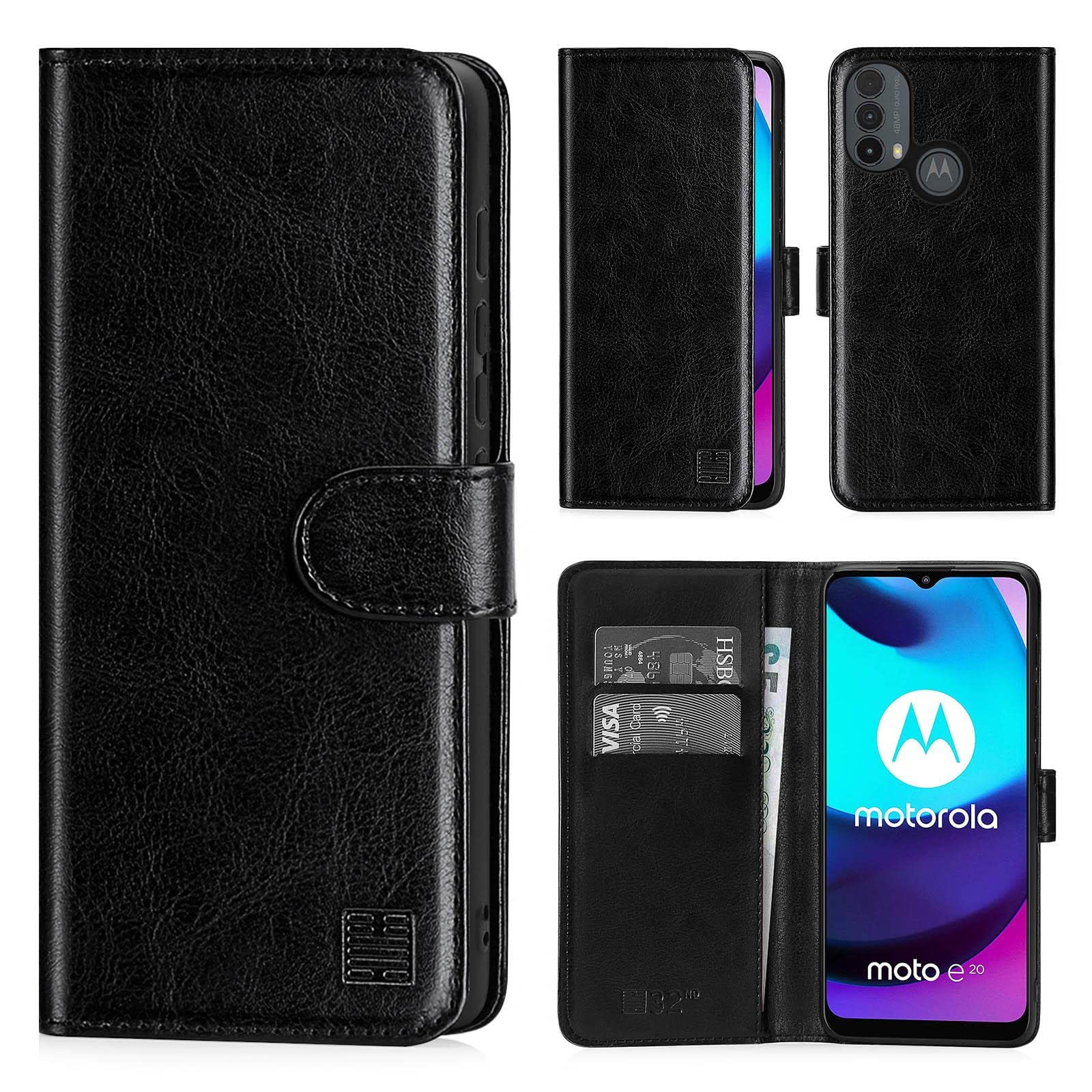 YKTO Cover Per Motorola Moto E20 - Premium PU Magnetica - Foto 10