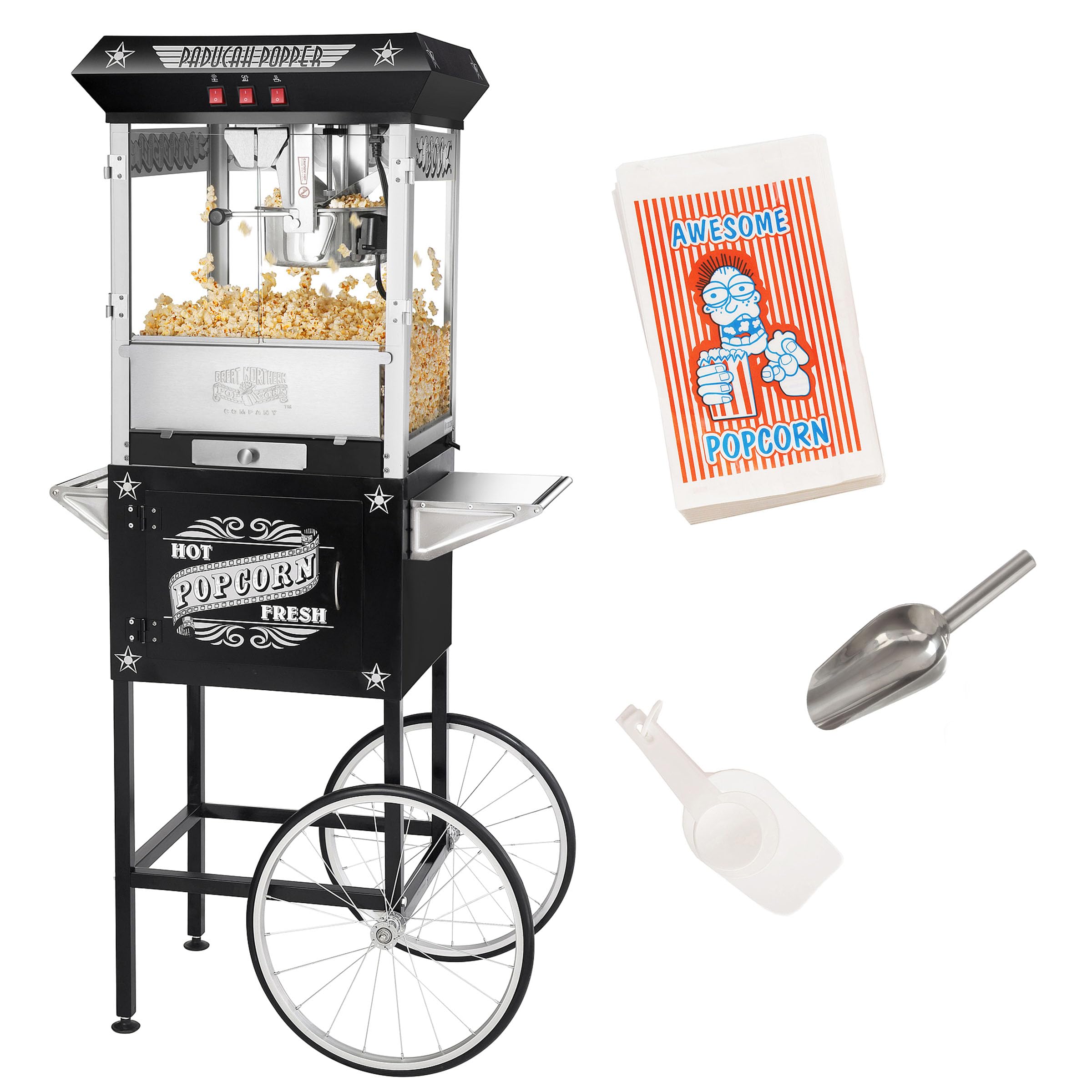 Amazon.com: Great Northern Popcorn Paducah 8oz Popcorn Machine