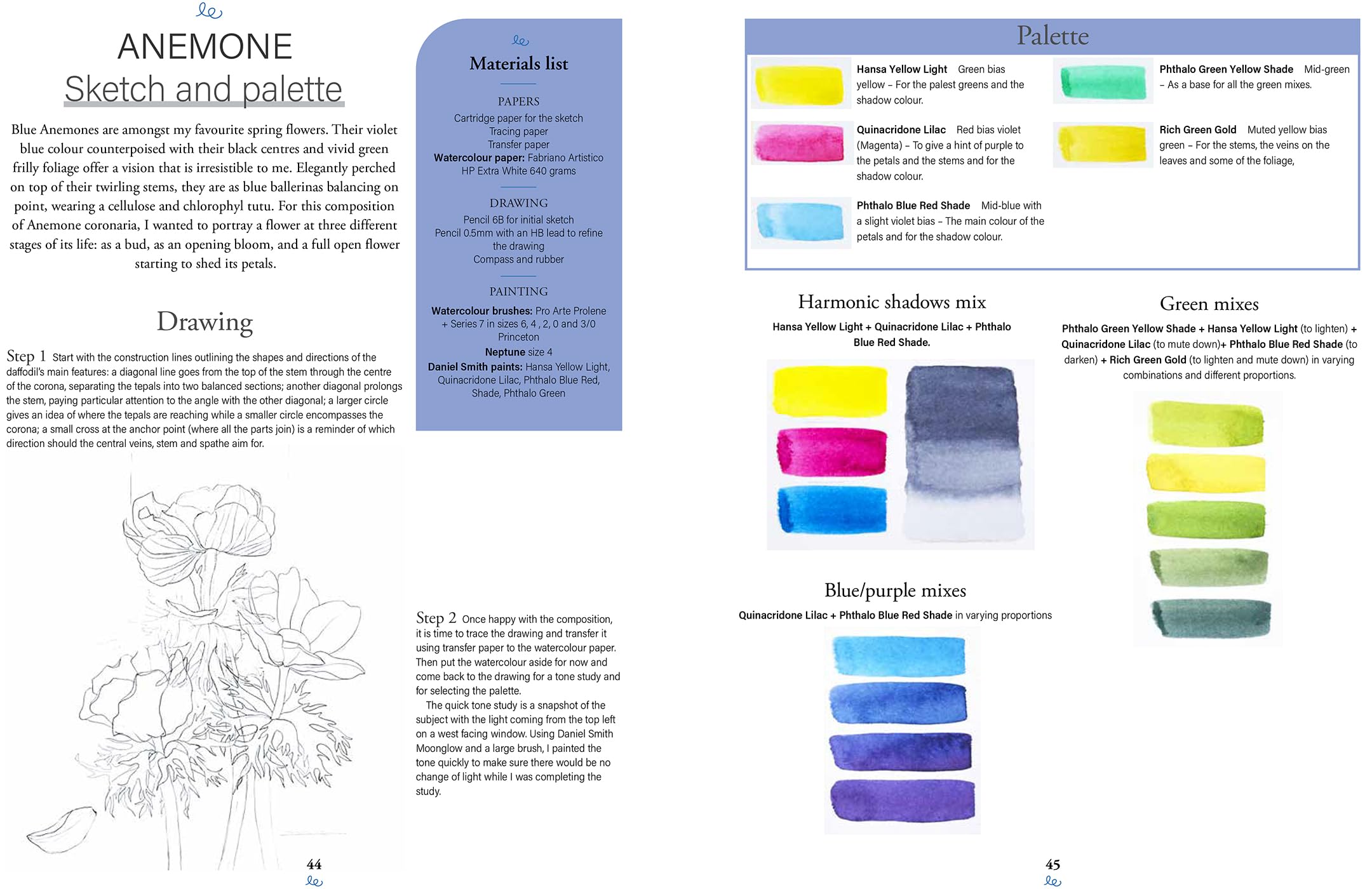 Botanical Watercolours through the seasons: An All-year-round Guide to Painting Flowers and Plants
