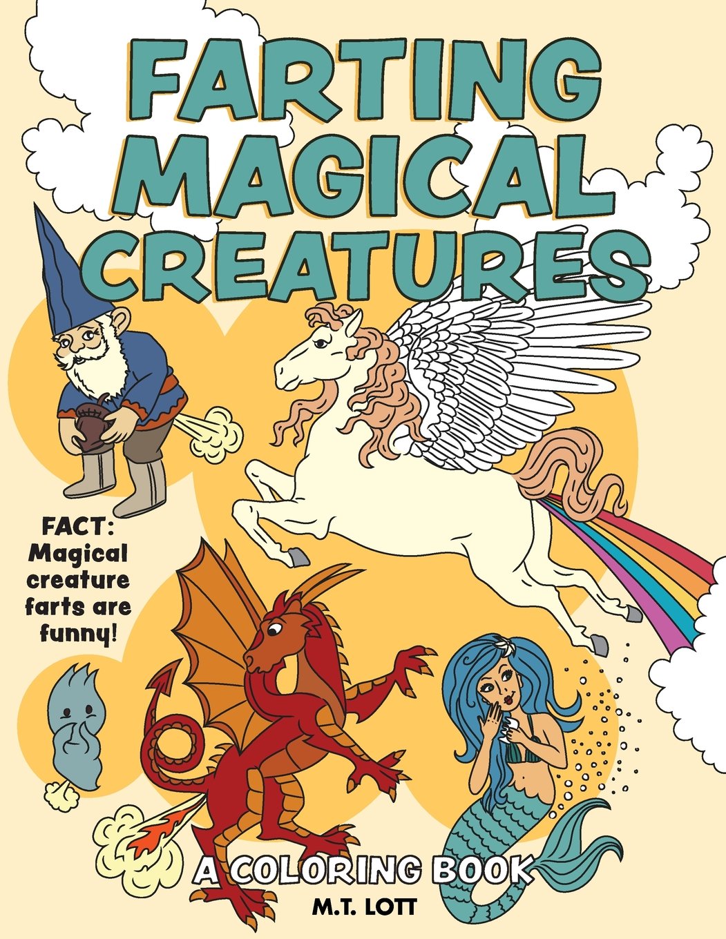 Farting Magical Creatures Coloring Book
