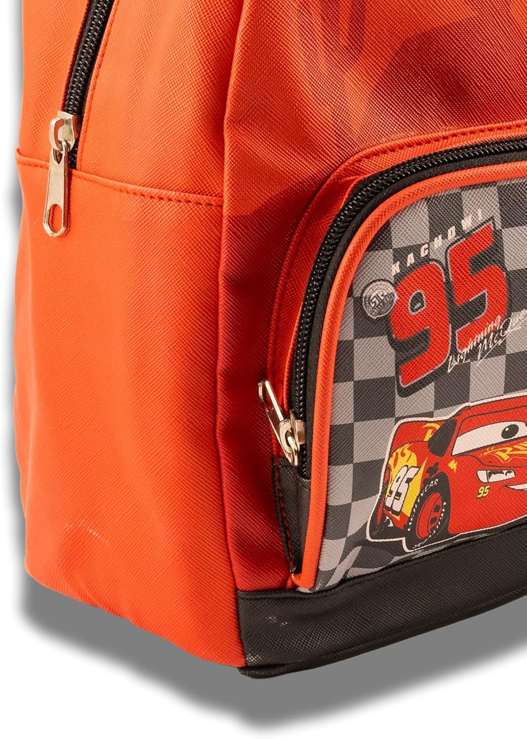 Disney Pixar Cars Lightning McQueen Mini Backpack | 10" PU Leather Backpack Purse for Kids & Adults | Toddler Travel Bag, Small Bookbag for School, Travel, or Everyday Use | Ages 3+ - Image 4