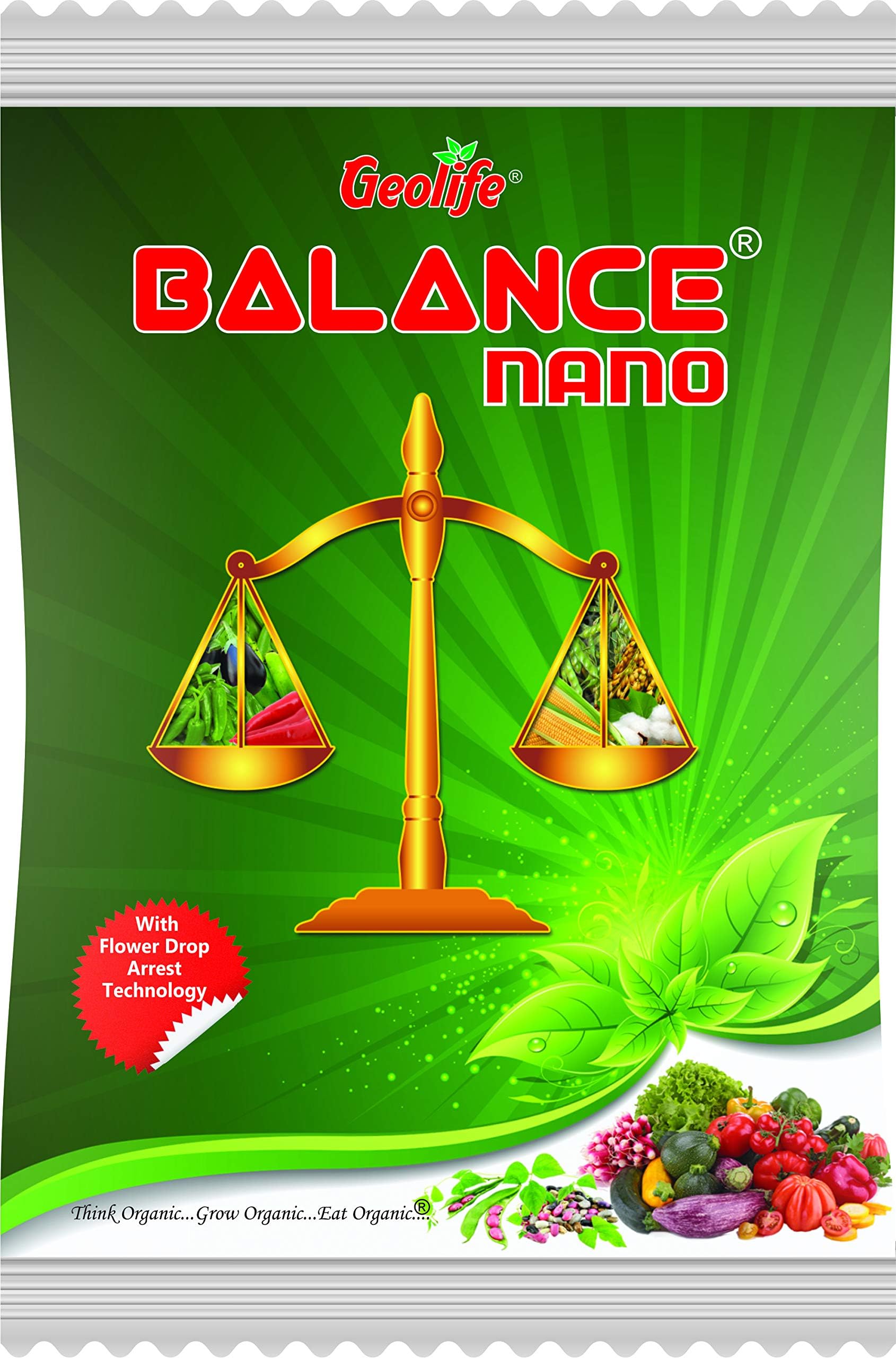 Geolife Balance Nano Flower Drop Protector 100gms(Dosage: 50 Gram per Acre | 125 Gram per Hectare)