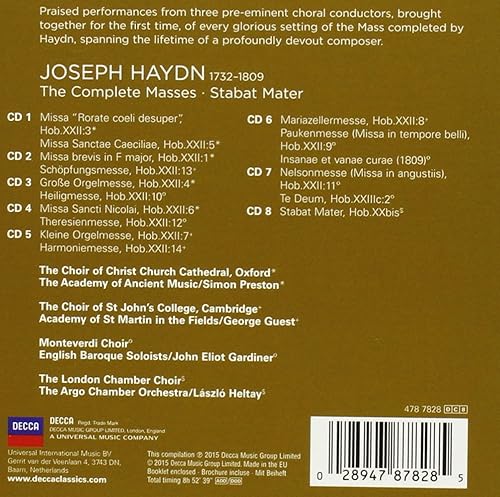 Miniatura 2 de Haydn The Complete Masses Stabat Mater