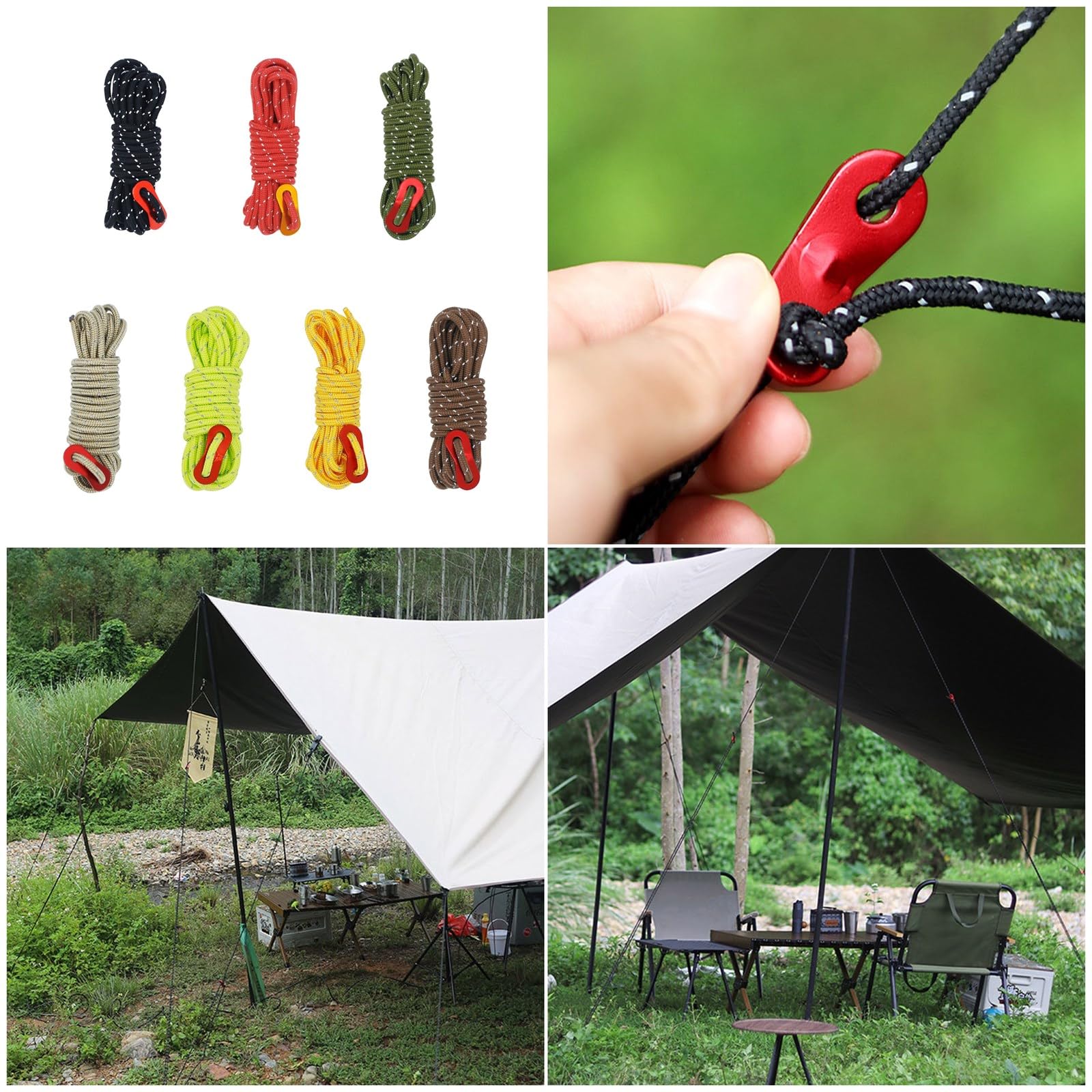 zelt verpackung JUYAXIN Reflektierendes Paracord-Zelt-Abspannseil, Umhängeband für Camping, Outdoor-Verpackung, dauerhafte Umhängeband, Wäscheleine Sonstiges gel wrap Color:Ocean Blue x Neon Yellow Hiwatt Pedal Sound and