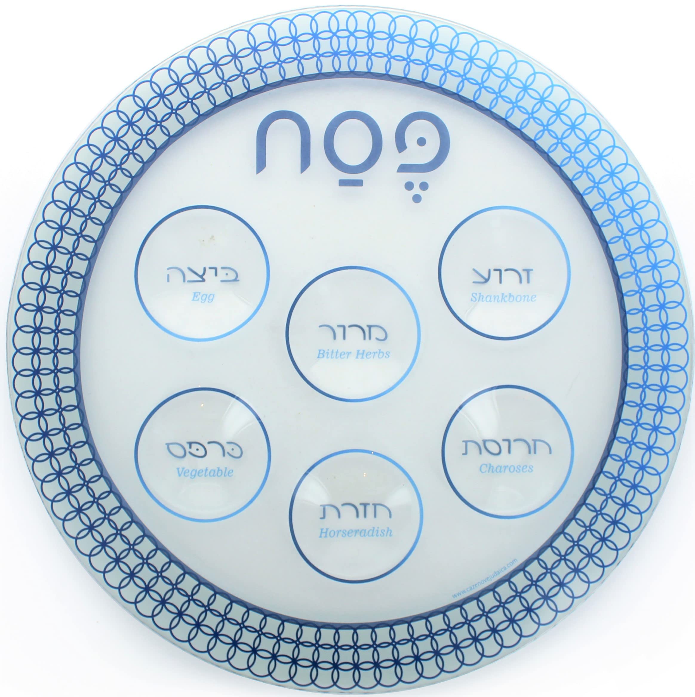 Plaque de sélecteur moderne en verre pour passover